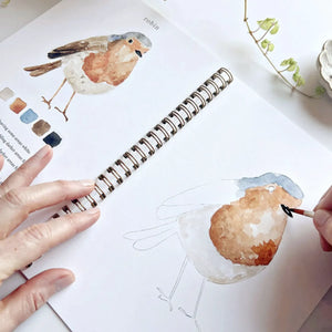 Cahier d'aquarelle 'Birds' | EMILY LEX STUDIO