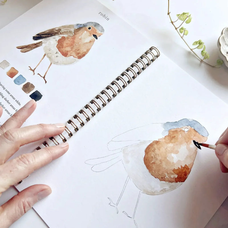 Cahier d'aquarelle 'Birds' | EMILY LEX STUDIO