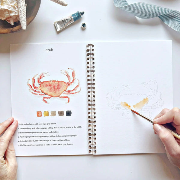 Cahier d'aquarelle 'Seaside' | EMILY LEX STUDIO