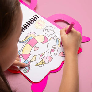 Cahier de Coloriage & Stickers 'Lily' | OMY