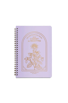 Cahier de recettes 'Herboriste' Lilas | LES ÉDITIONS DU PAON