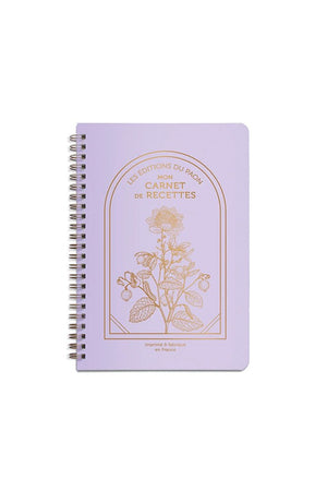 Cahier de recettes 'Herboriste' Lilas | LES ÉDITIONS DU PAON