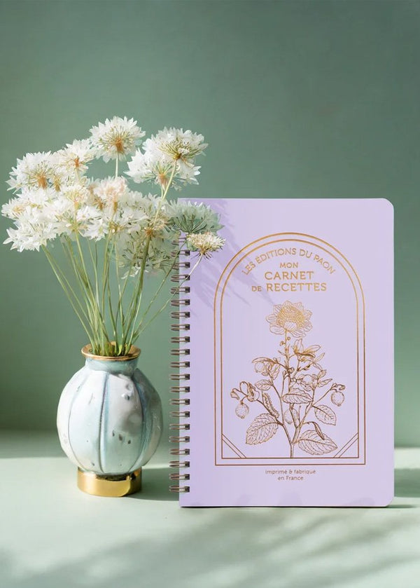 Cahier de recettes 'Herboriste' Lilas | LES ÉDITIONS DU PAON
