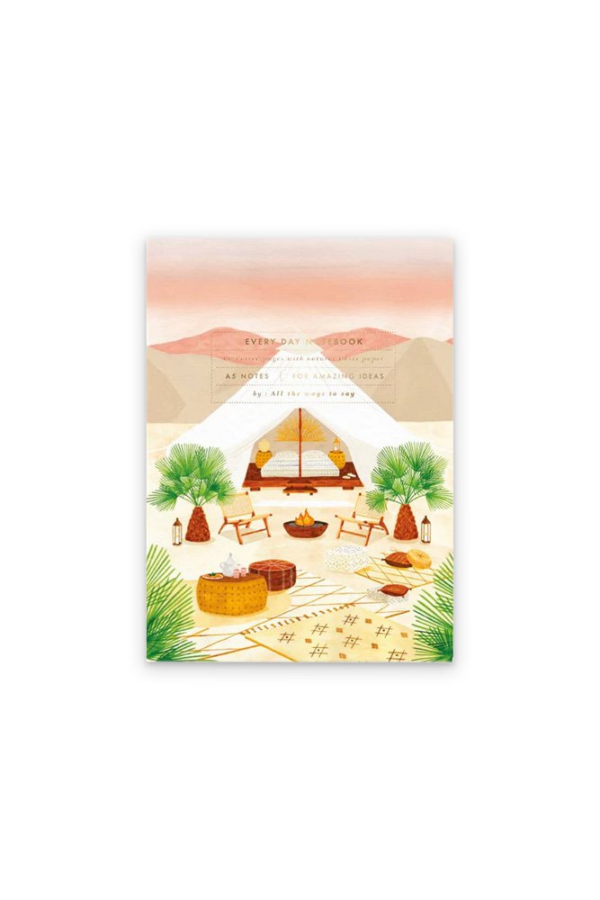 Cahier 'Glamping' A5 | ALL THE WAYS TO SAY