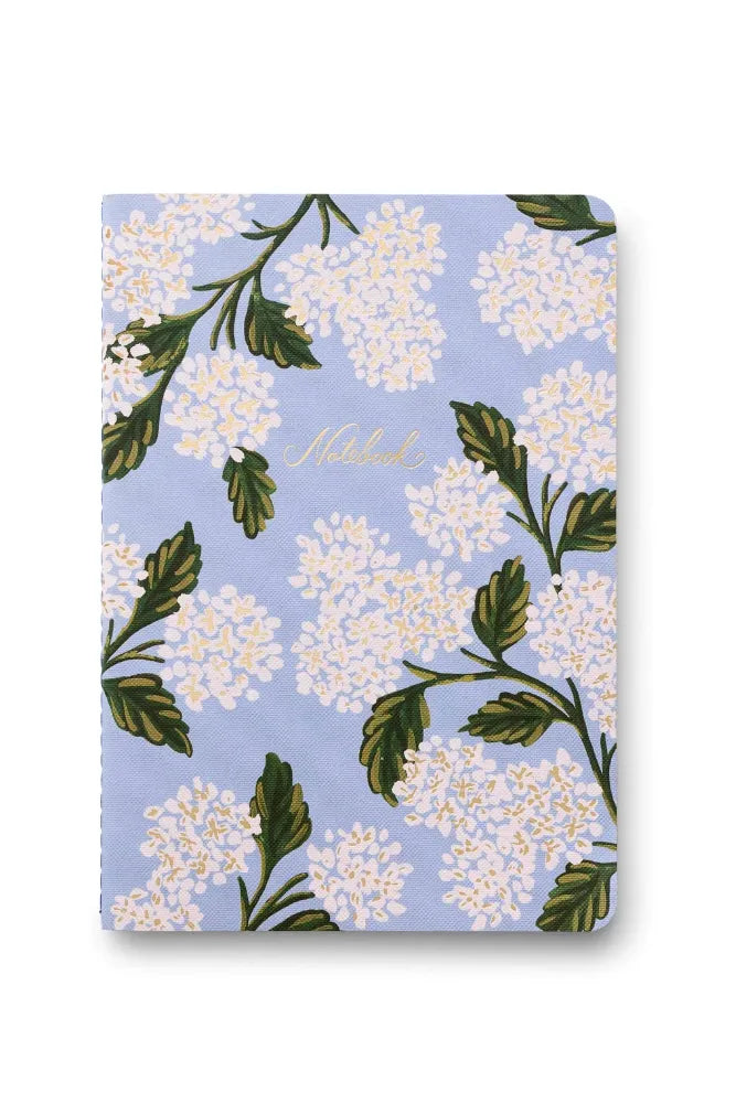 Cahier 'Hydrangea' Bleu | RIFLE PAPER CO
