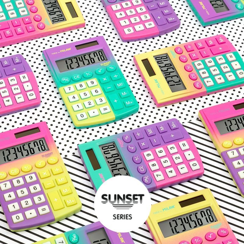 Calculatrice 8 chiffres 'Sunset' | MILAN