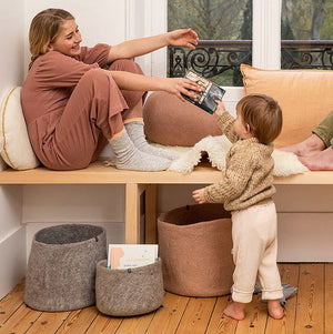 Calebasse en laine feutrée XL | MUSKHANE