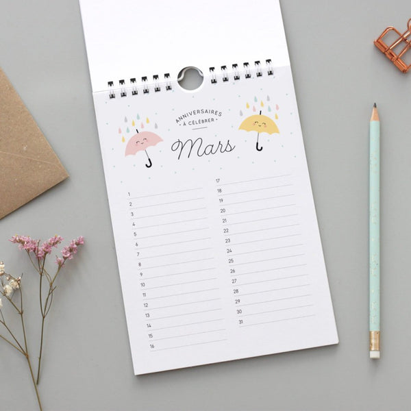 Calendrier des anniversaires | ZÜ