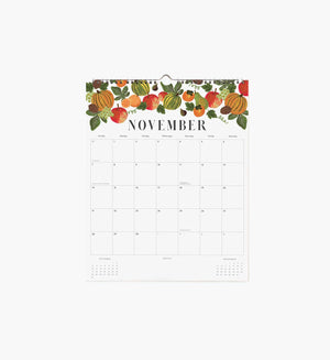 Calendrier mural 2027 ‘Floral' | RIFLE PAPER CO