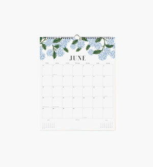 Calendrier mural 2027 ‘Floral' | RIFLE PAPER CO