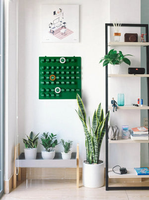Calendrier perpétuel mural Vert | RING-A-DATE