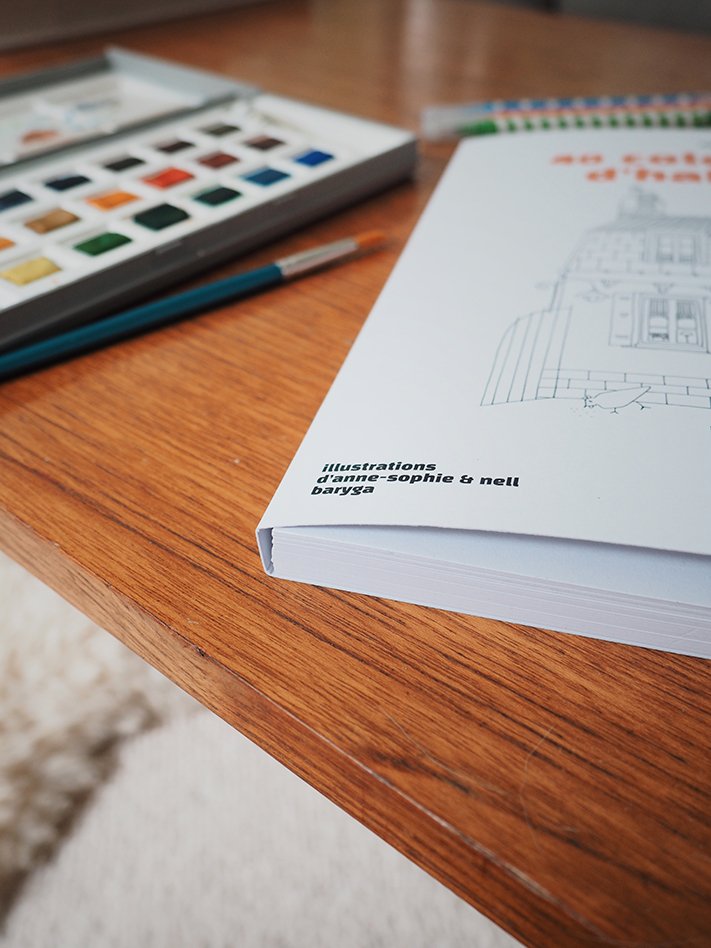 Carnet de 40 coloriages d'habitats | BY PAN