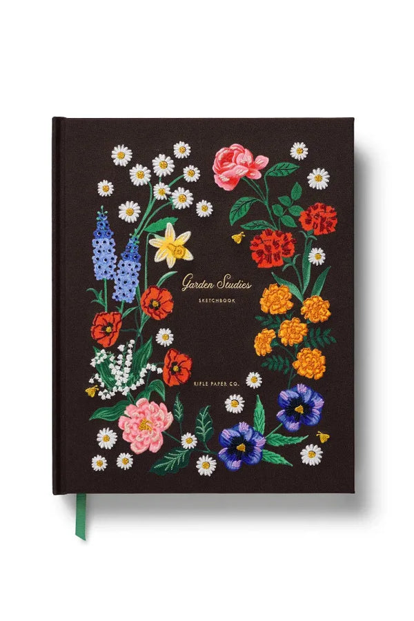 Carnet brodé 'Garden study' | RIFLE PAPER CO