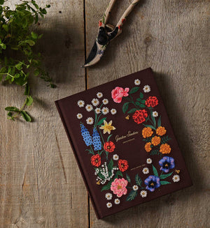 Carnet brodé 'Garden study' | RIFLE PAPER CO