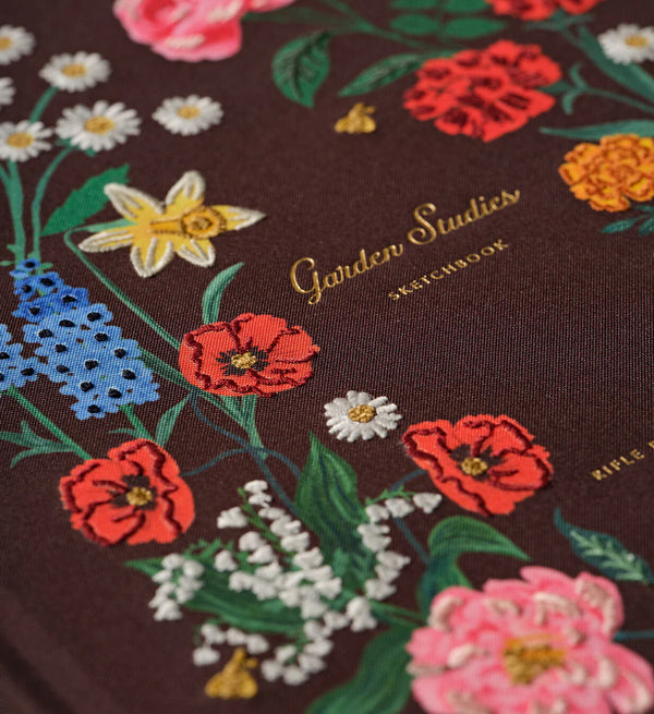 Carnet brodé 'Garden study' | RIFLE PAPER CO