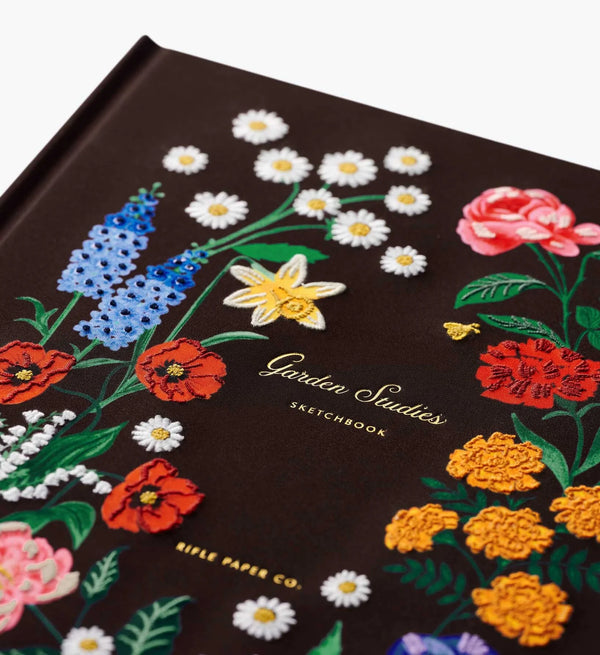Carnet brodé 'Garden study' | RIFLE PAPER CO