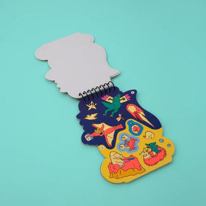Carnet d'activités Stickers 'Dinos' | OMY