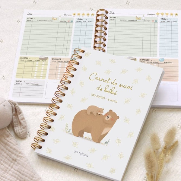 Carnet de suivi de bébé Ours | ZÜ