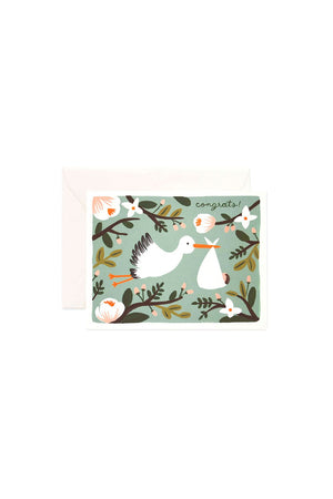 Carte 'Congrats Stork' | RIFLE PAPER CO