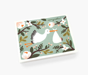 Carte 'Congrats Stork' | RIFLE PAPER CO