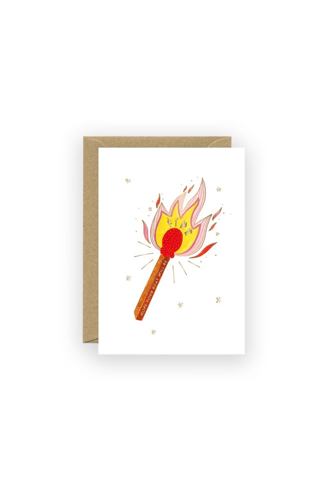 Carte 'Gold Fire Match' | ALL THE WAYS TO SAY