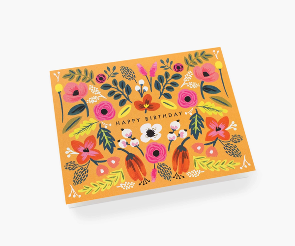 Carte "Folk birthday" | RIFLE PAPER CO