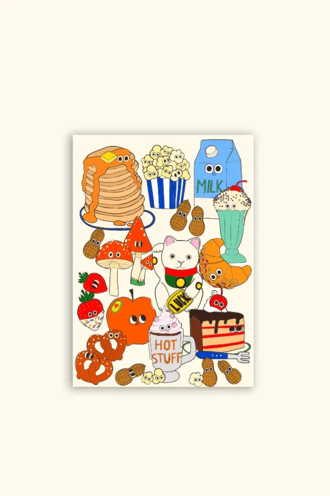 Carte 'Funny breakfast' | CHARLOTTE JANVIER