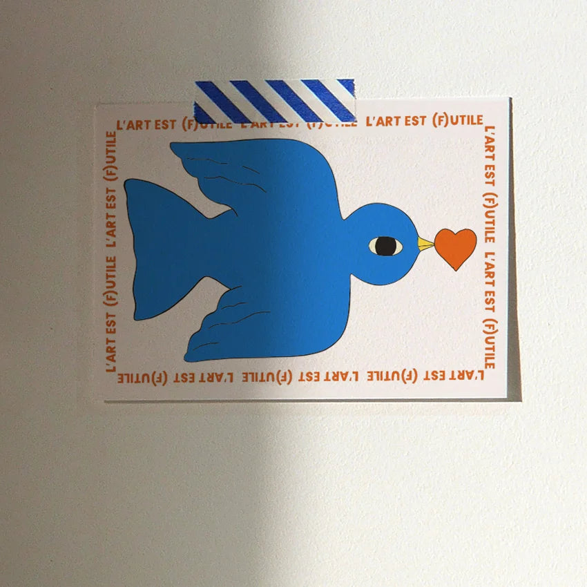 Carte 'L'art est (f)utile' | CHARLOTTE JANVIER
