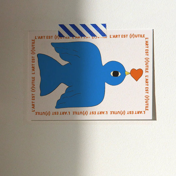 Carte 'L'art est (f)utile' | CHARLOTTE JANVIER