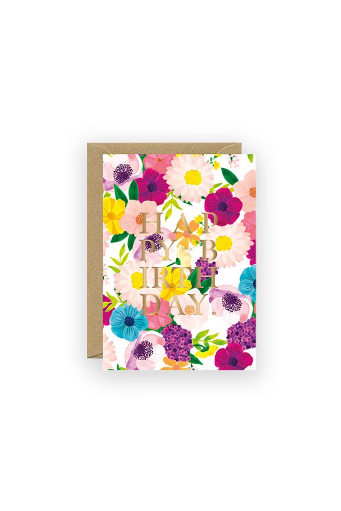 Carte 'Lilac Birthday Gold' | ALL THE WAYS TO SAY