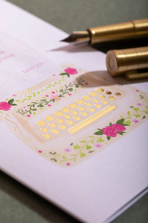 Carte 'Love you mum typewriter' | ALL THE WAYS TO SAY
