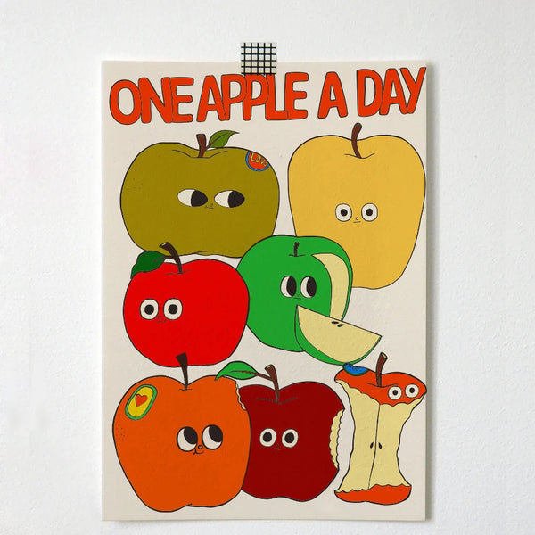 Carte 'One apple a day' | CHARLOTTE JANVIER