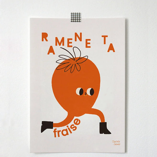Carte 'Ramène ta fraise' | CHARLOTTE JANVIER