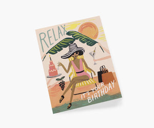 Carte 'Relax' | RIFLE PAPER CO