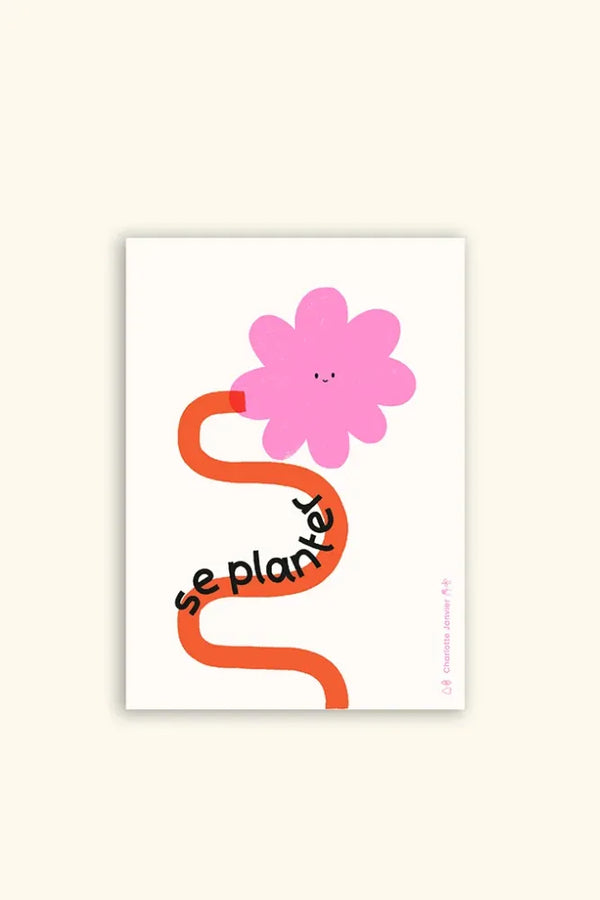 Carte 'Se planter' | CHARLOTTE JANVIER