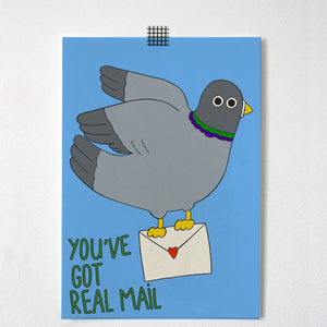 Carte 'You've got real mail' | CHARLOTTE JANVIER
