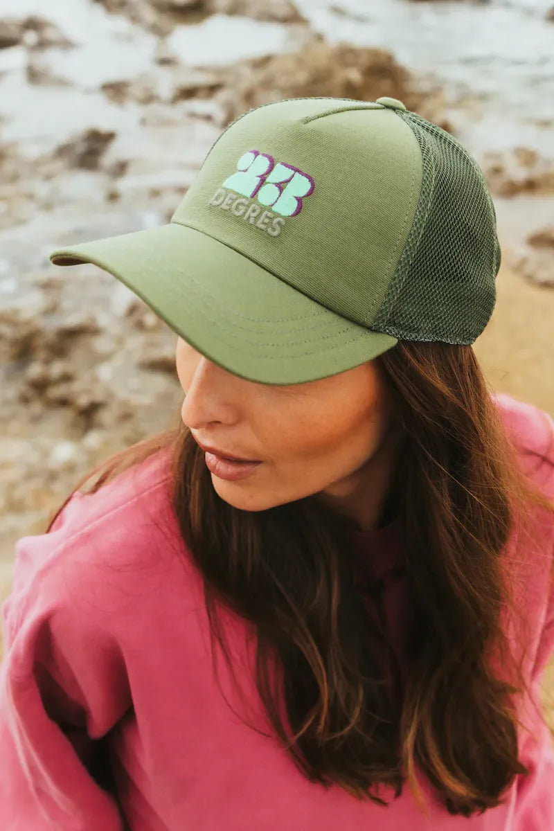 Casquette 'Sunshine' Kaki | 23 DEGRES