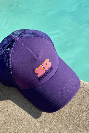 Casquette 'Sunshine' Prune | 23 DEGRES