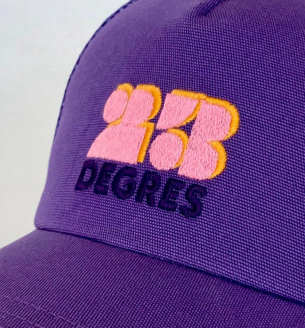 Casquette 'Sunshine' Prune | 23 DEGRES
