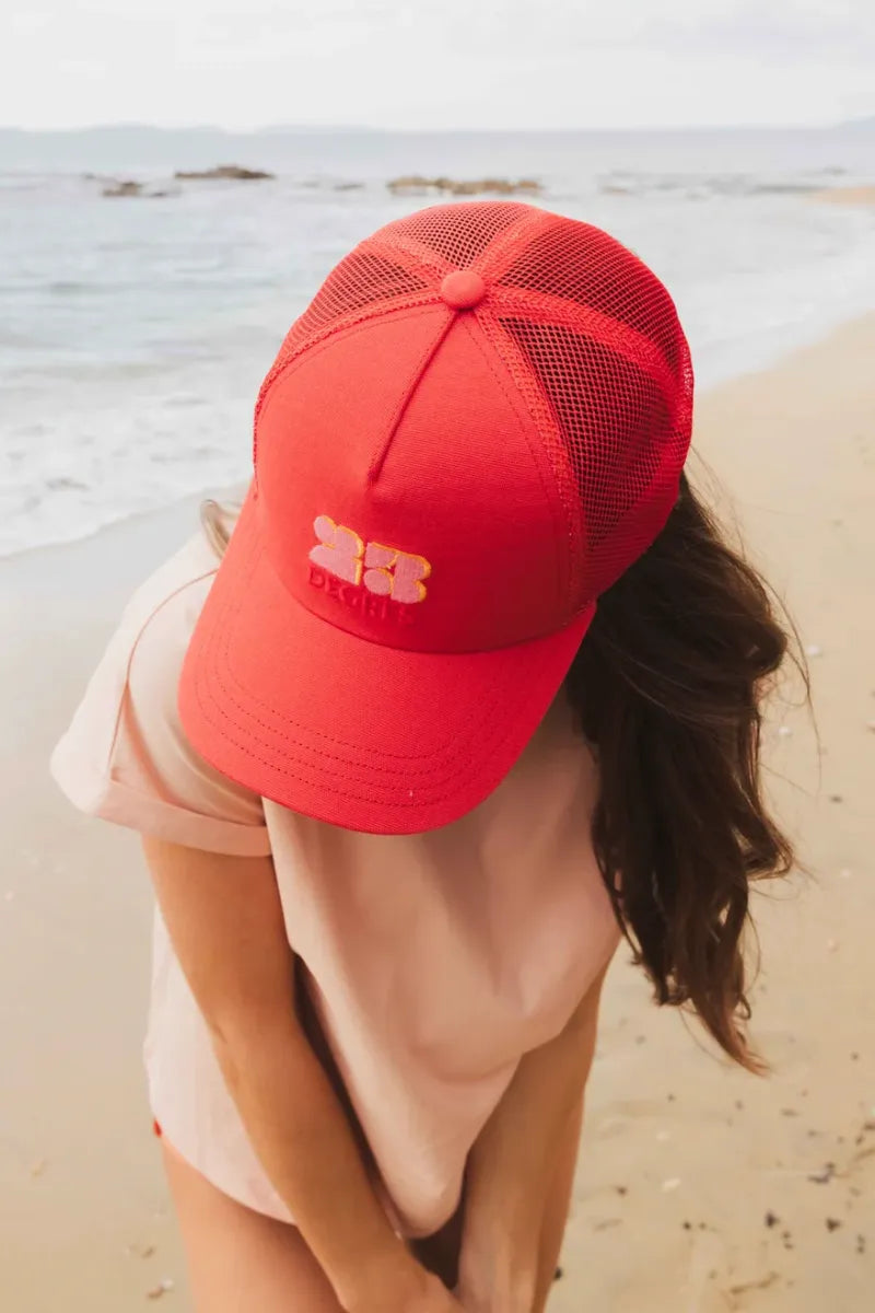 Casquette 'Sunshine' Rouge | 23 DEGRES