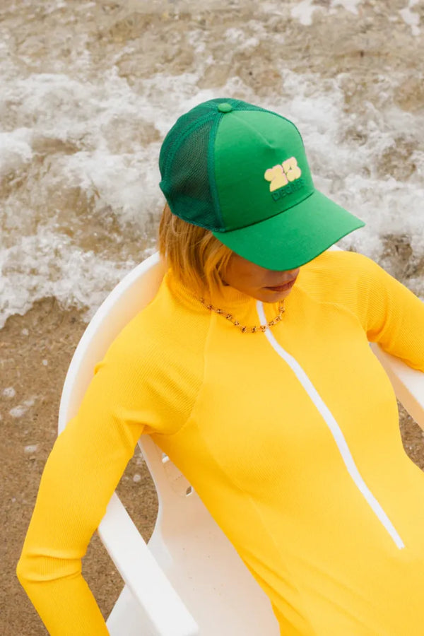 Casquette 'Sunshine' Vert vif | 23 DEGRES
