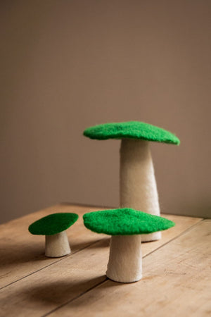 Champignon en laine feutrée S | MUSKHANE