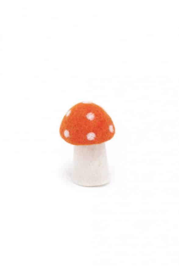 Champignon en laine feutrée 'Dotty' S | MUSKHANE