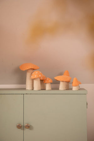 Champignon en laine feutrée 'Dotty' S | MUSKHANE