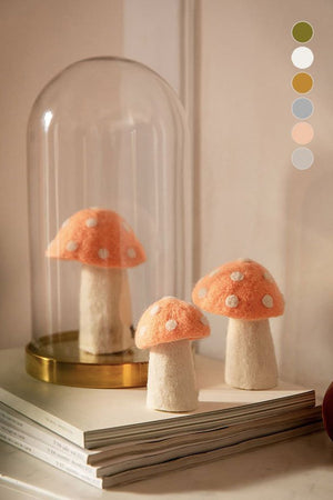 Champignon en laine feutrée 'Dotty' S | MUSKHANE