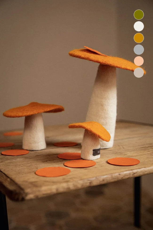 Champignon en laine feutrée S | MUSKHANE