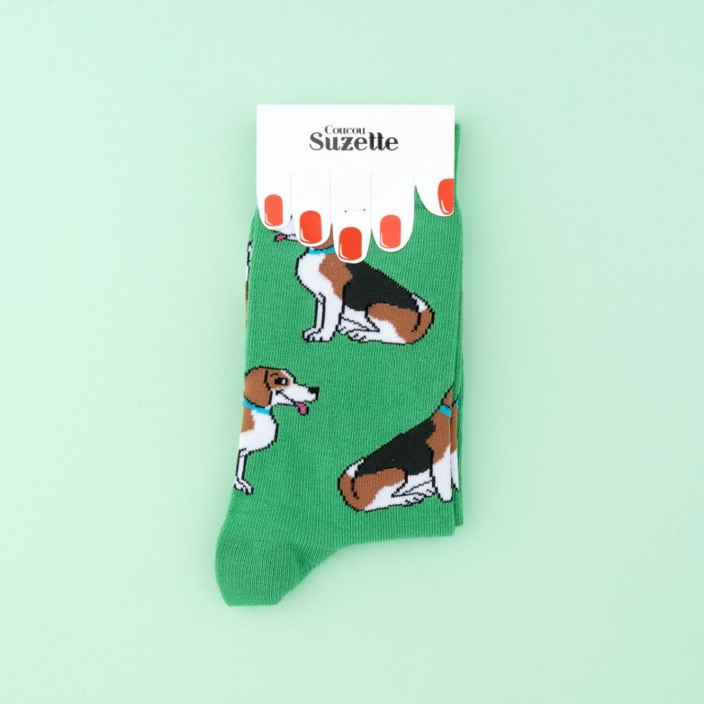 Chaussettes Beagle | COUCOU SUZETTE