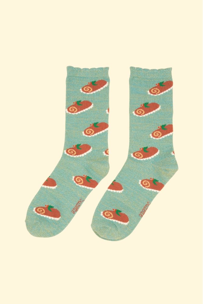 Chaussettes Bûche de Noël | COUCOU SUZETTE