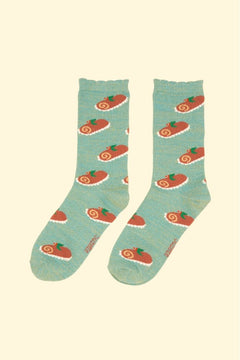 Chaussettes Bûche de Noël | COUCOU SUZETTE