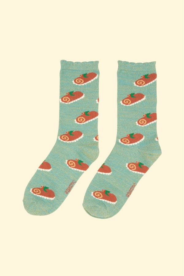 Chaussettes Bûche de Noël | COUCOU SUZETTE
